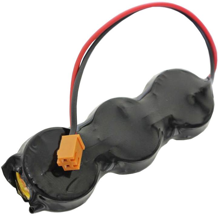 Actual product image XCell Memory battery suitable for Fanuc IC698ACC701 Battery 3V with cable and connector (1 pcs., Device specific, 2850 mAh)