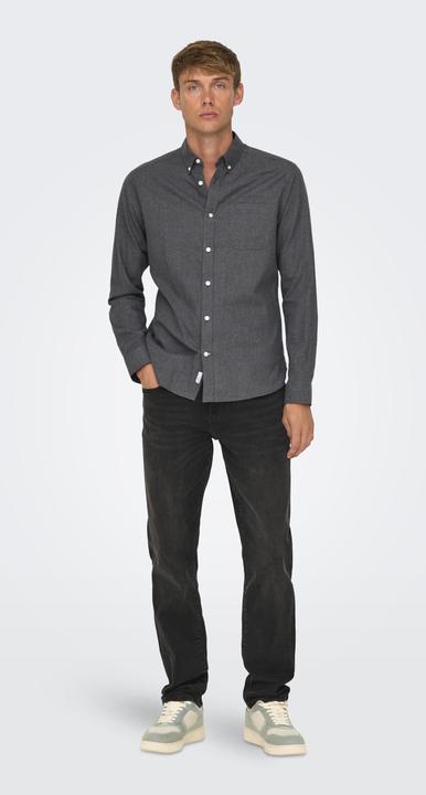 Produktbild Only & Sons Normal geschnitten Hemdkragen Hemd Hemd (L)