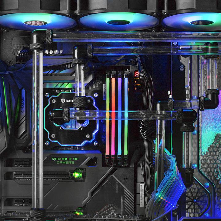 Actual product image Raijintek SCYLLA PRO CA240 ARGB water cooling kit