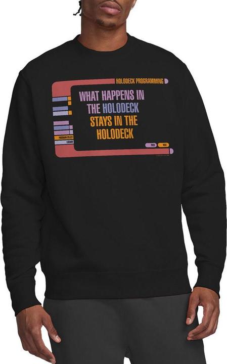 Actual product image Unisex Adult Holodeck Secrets Sweatshirt (L)