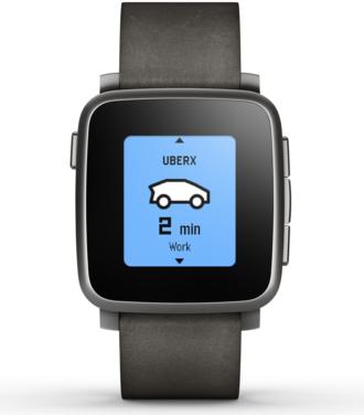 Actual product image Pebble Time Steel