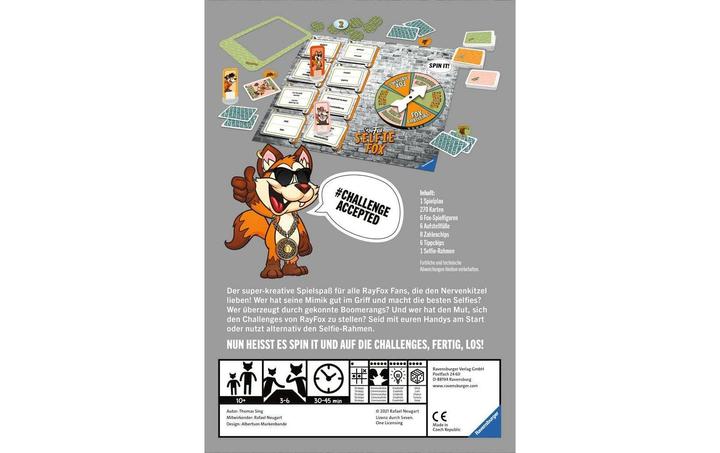 Actual product image Ravensburger Ray Fox: Selfie Fox (German)