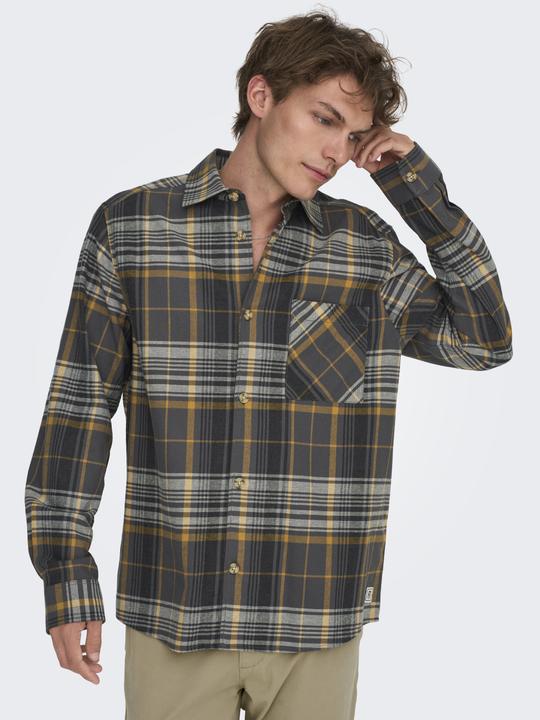 Produktbild Only & Sons Normal geschnitten Hemdkragen Hemd Hemd (L)