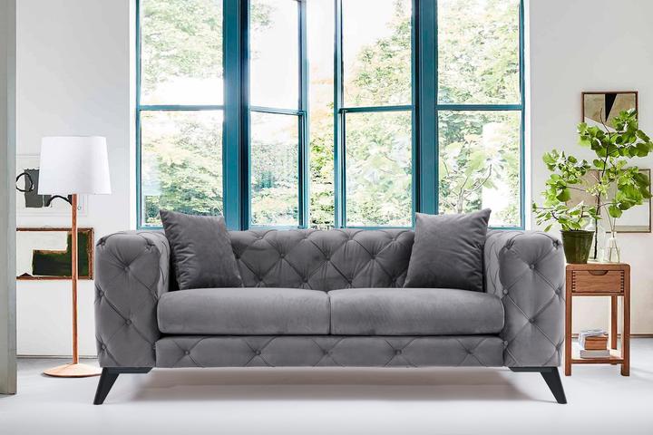Actual product image Atelier del Sofa Navy (2 person sofa)