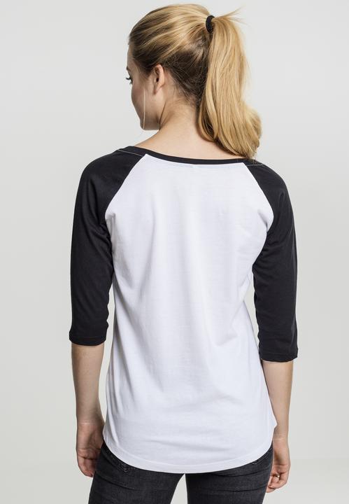 Actual product image Merchcode Ladies Brandalised - Banksy's Graffiti Balloons Raglan Tee (XS)