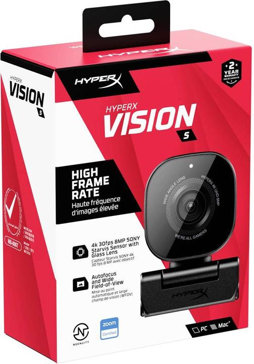 Produktbild HyperX 75X30AA Vision S Webcam (8 Mpx)
