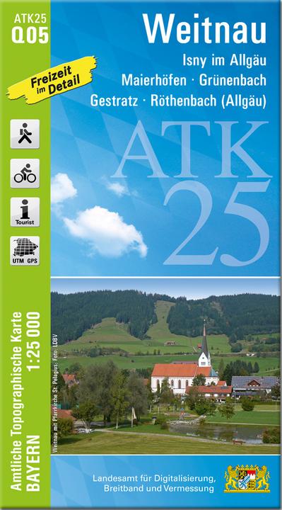 Image du produit ATK25-Q05 Weitnau (Topogr. officiel)