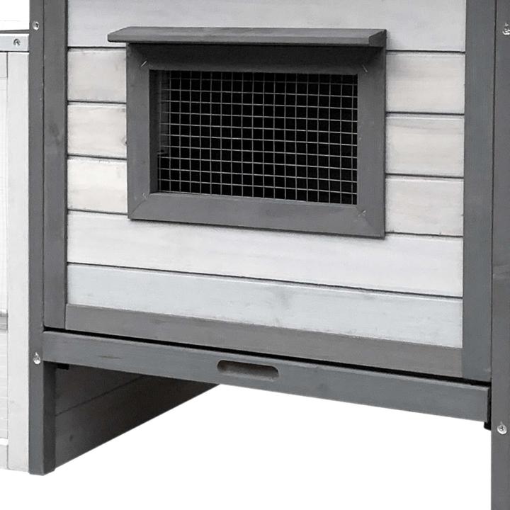 Immagine prodotto Wiltec Conigliera 1460x750x830mm Recinto per conigli ruspanti Gabbia per conigli Piccoli animali