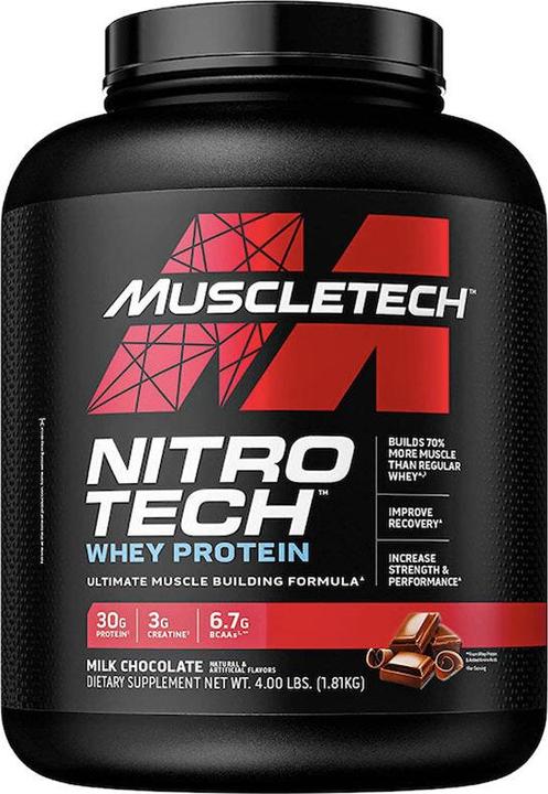 Muscle Tech Nitro Tech (Milchschokolade, 1 Stk., 900 g)