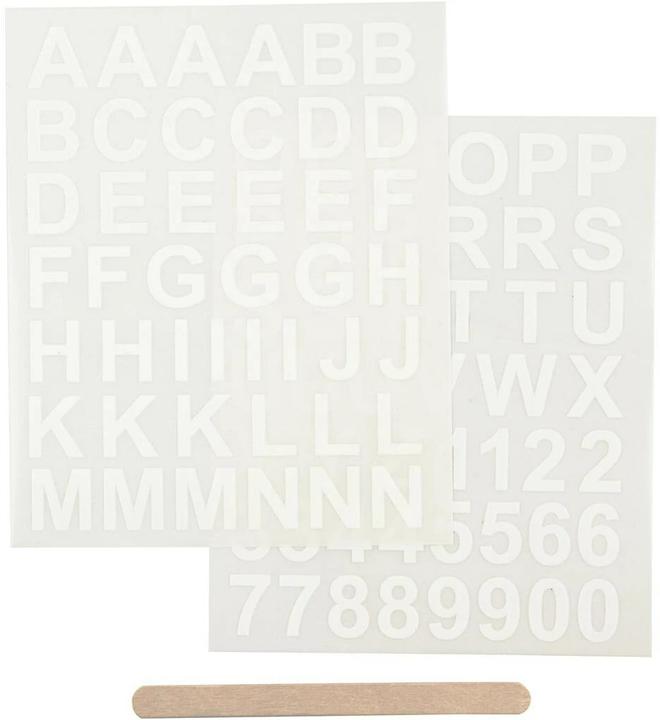 Produktbild Creativ Company Rub-on Buchstaben und Zahlen