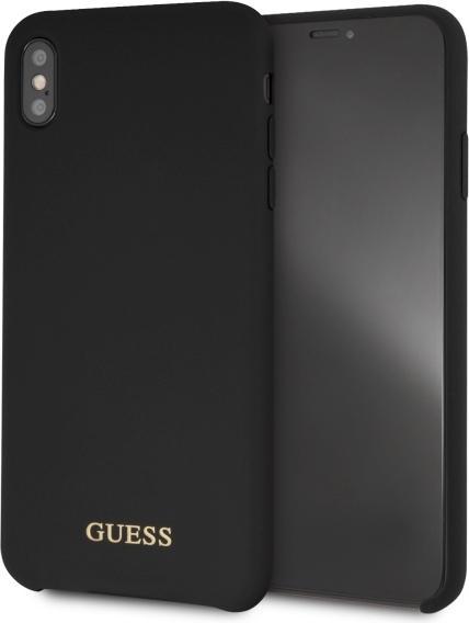 Immagine prodotto Guess GUHCI65LSGLBK Custodia rigida iPhone Xs Max nero/carny Silicone (Apple iPhone XS Max)