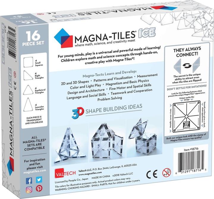 Immagine prodotto Magna-Tiles Set di ghiaccio (16 pezzi)