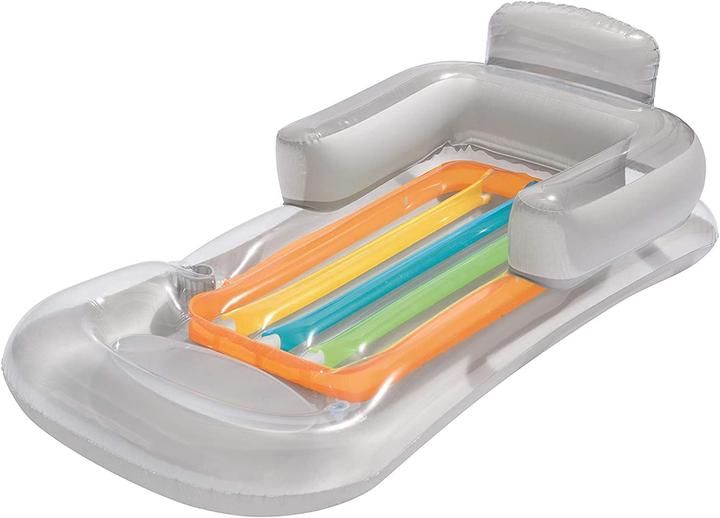 Actual product image Bestway Air Mattress Designer Fashion Lounge Grey