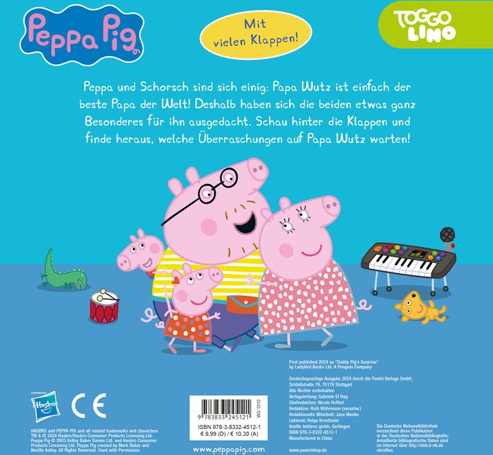 Image du produit Panini Peppa Pig: Peppas Überraschung für Papa Wutz (Allemand, Panini, 2024)