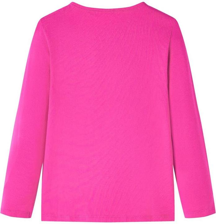Produktbild VidaXL Kinder-Langarmshirt Dunkelrosa 128,Material: 95 % Baumwolle (128)