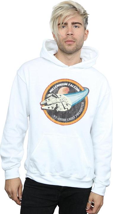 Produktbild Star Wars Millennium Falcon Badge Kapuzenpullover (S)