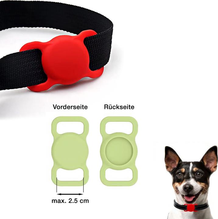 Produktbild X-Tac AirTag Halsband Halterung Ruby