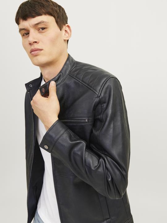 Actual product image Jack & Jones Jjedylan Pu Biker Jacket Noos (XS)