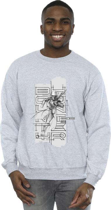Image du produit Star Wars - Sweat THE BOOK OF BOBA FETT FENNEC ILLUSTRATION - Homme (3XL)