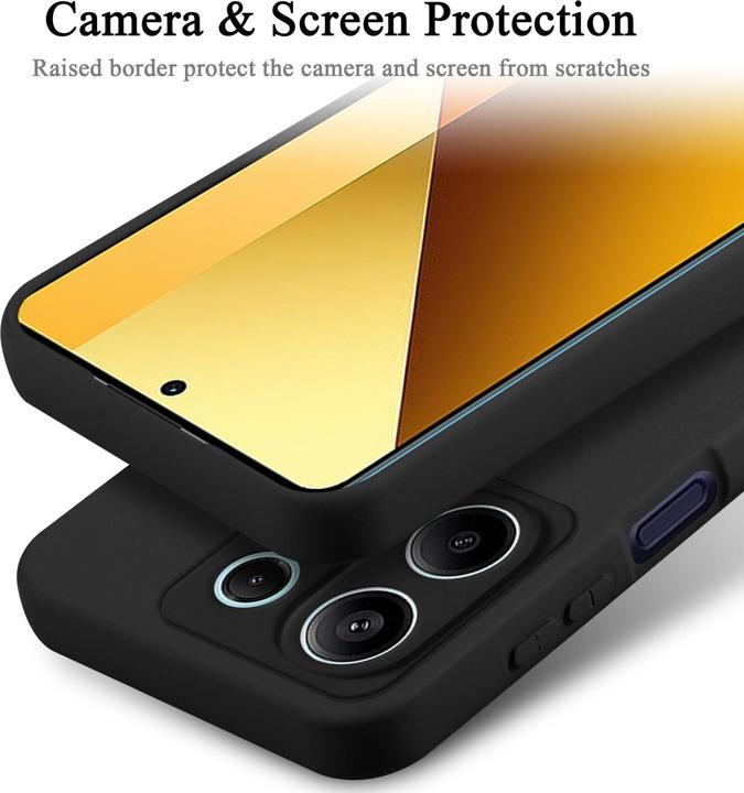 Produktbild Cadorabo Hülle für Redmi Note 13 5G Global TPU im Liquid Schutz Silikon Design (Xiaomi Redmi Note 13 5G)