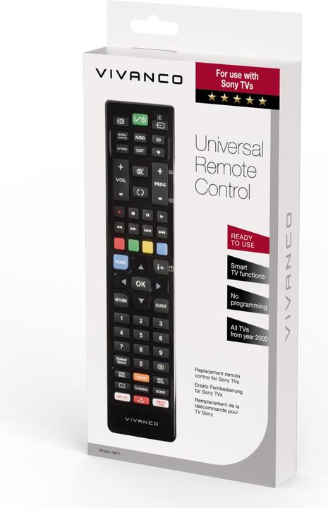 Actual product image Vivanco Rr 240 (Device-specific remote control, Infrared)