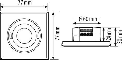 Actual product image Esylux Motion detector UP (8 m)