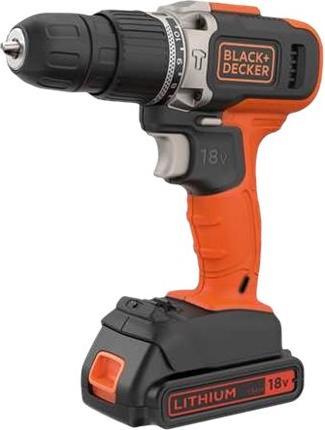 Actual product image Black & Decker Black+Decker BCD003C2KQW Impact drill 18V incl. case (Rechargeable battery operated)