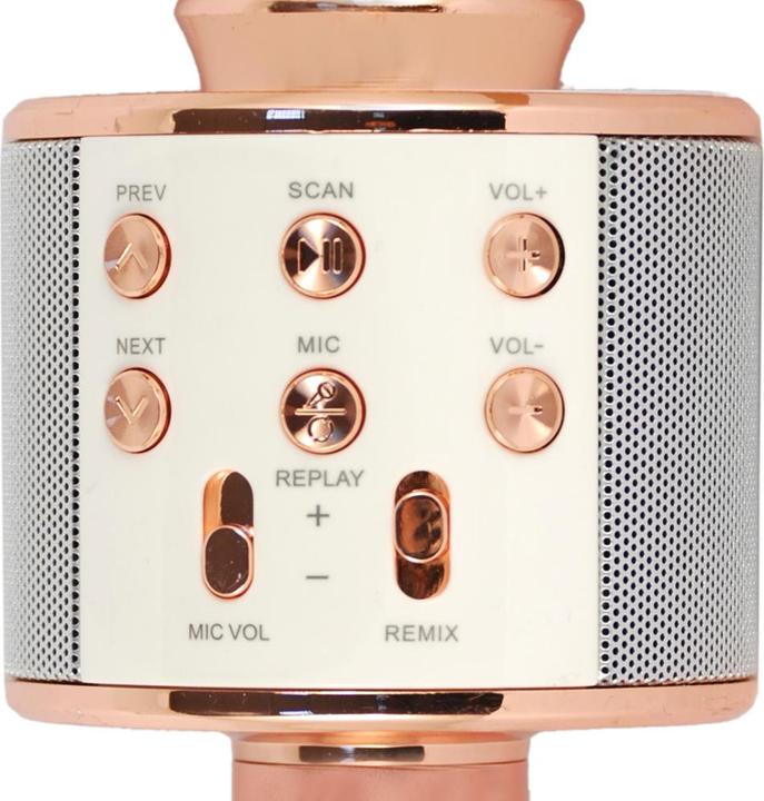 Produktbild Xtreme Hollywood Rose Gold, Silber Karaoke-Mikrofon