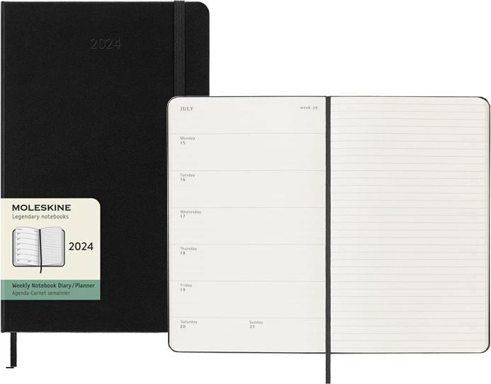 Actual product image Moleskine Weekly (13 x 21 cm, English)