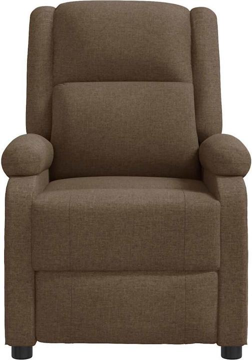 Actual product image VidaXL Massage armchair TV armchair Relax armchair Recliner armchair Brown fabric