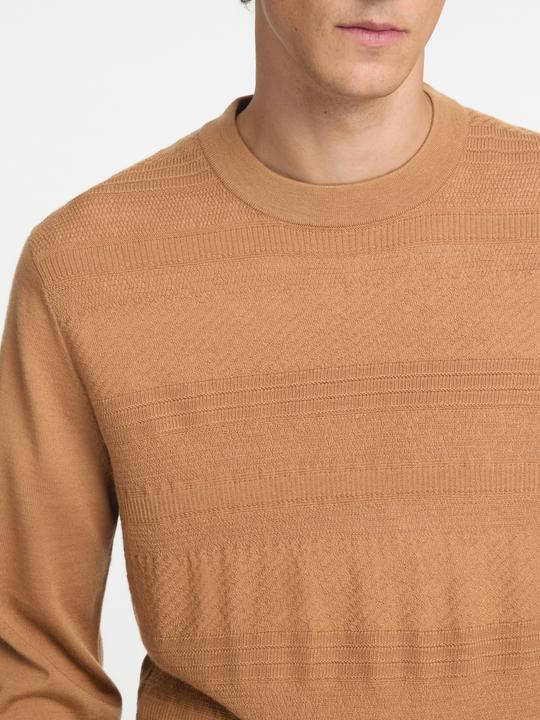 Produktbild Selected Homme 100% Merinowoll Pullover mit Rundhalsausschnitt (L)
