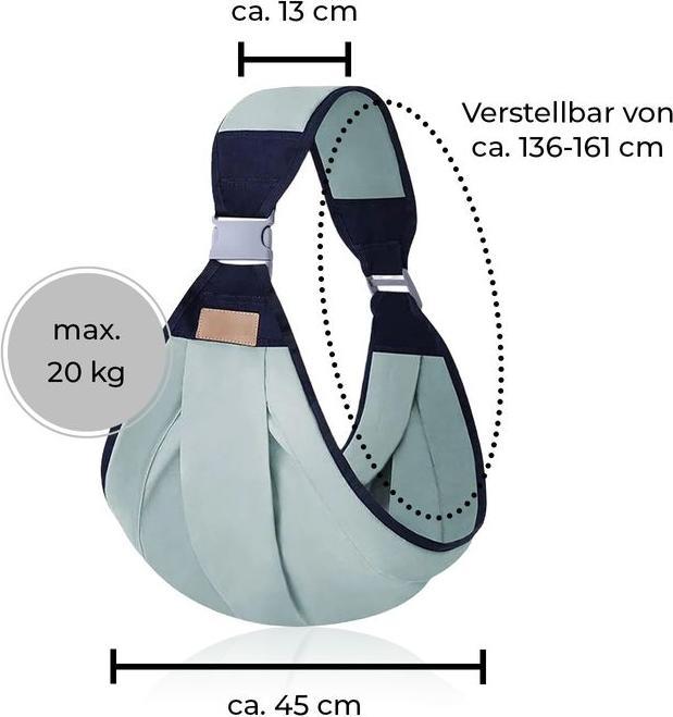 Actual product image Hermex Baby sling (1.61 m)