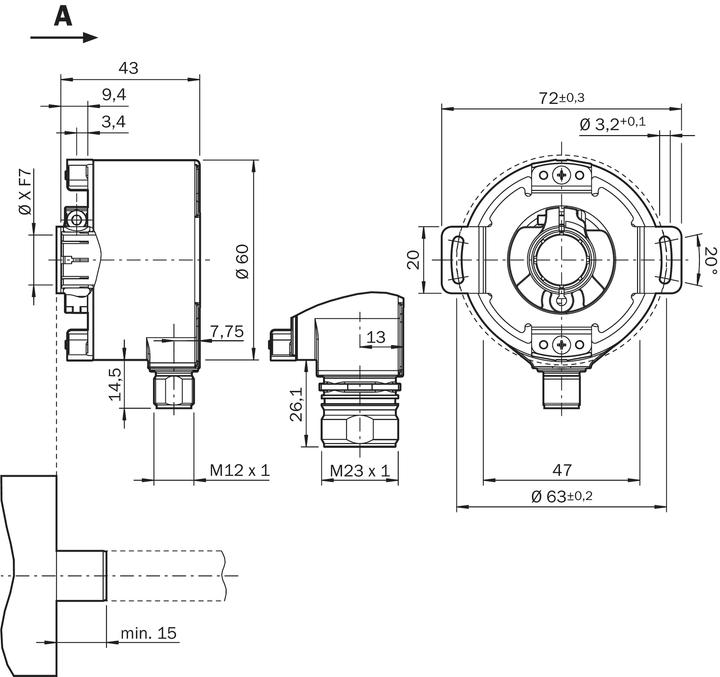 Actual product image Sick Rotary encoder