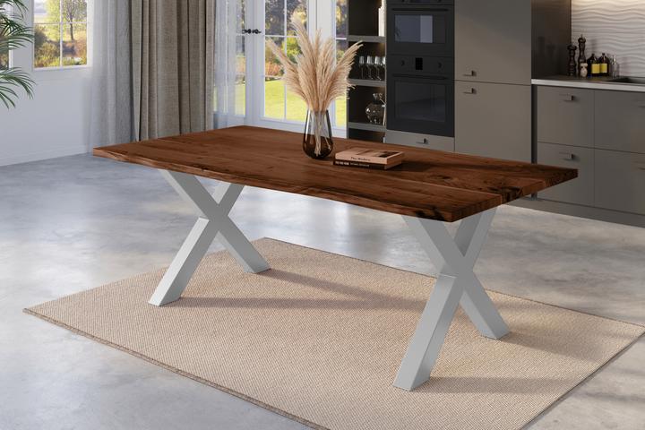 Actual product image SAM NICK Baumkante massiv Akazie (220 x 100 x 77 cm)