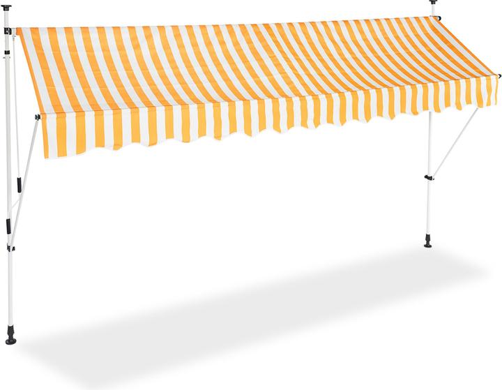 Image du produit Relaxdays Marquise de balcon sans perçage (3.50 m)