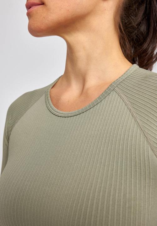 Immagine prodotto Snocks Camicia sportiva a coste a manica lunga da donna (L)