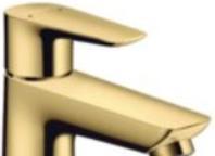 Actual product image hansgrohe Talis E single-lever basin mixer 110 (polished gold optic)