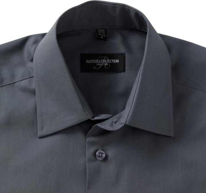 Image du produit Russell Collection Chemise Popeline Manches Longues Entretien Facile (4XL)