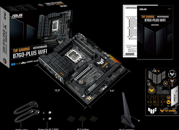 Produktbild ASUS TUF GAMING B760-PLUS WIFI (LGA 1700, Intel B760, ATX)
