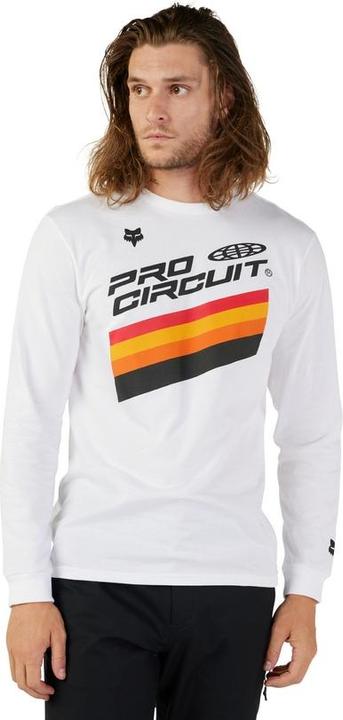 Produktbild Fox Tee 23 Pro Circuit Ls Prem Wht M (M)