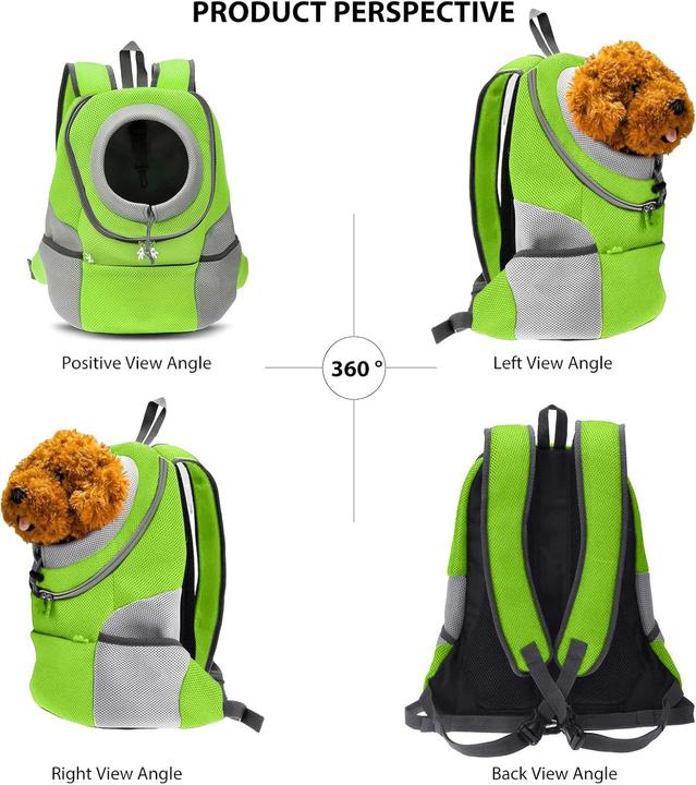Produktbild Petcute Haustierrucksack (Katze, Hund, Atmungsaktiv, Waschbar)