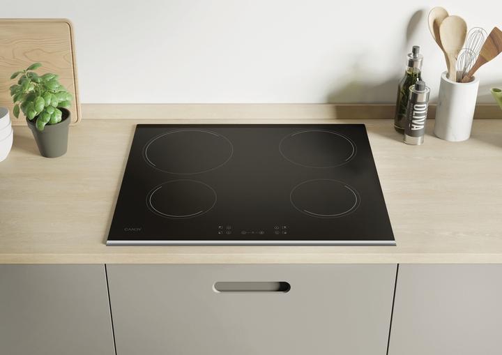 Image du produit Candy CH64XB Noir Cuiseur(s) encastré(s) à 4 cuissons en céramique