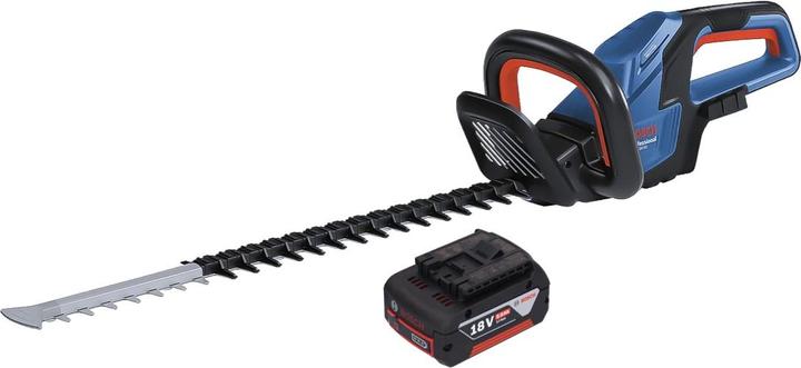 Produktbild Bosch Professional Bosch GHE 18V-60 Professional Akku Heckenschere 18 V 60 cm Brushless + 1x Akku 5,0 Ah - ohne (Akkuheckenschere)