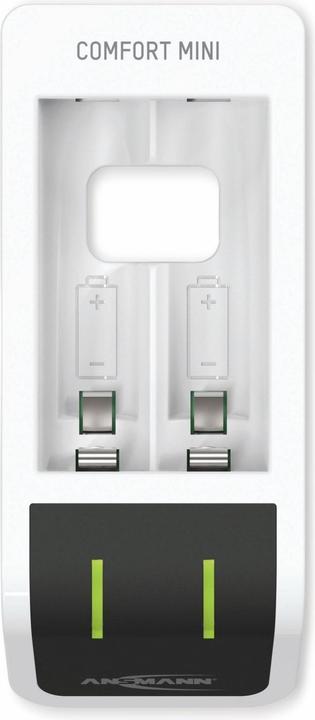 Actual product image Ansmann Comfort Mini Charger (1 pcs., AAA, AA, 800 mAh, Battery + charger)