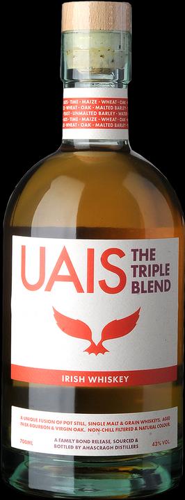 Immagine prodotto Ahascragh Distillery Uais Triple Blend Irish Whiskey (Whisky irlandese)
