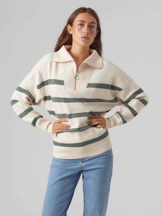 Actual product image Vero Moda High Neck Zipper Blouse (XL)