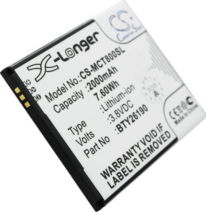 Image du produit AccuCell Batterie MOBISTEL Cynus T8, BTY26190