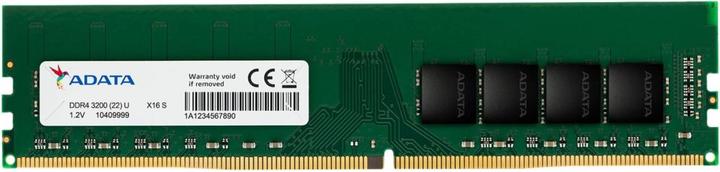 Actual product image Adata AD4U32008G22-SGN Memory module GB DDR4 (1 x 8GB, 3200 MHz, DDR4-RAM, DIMM)