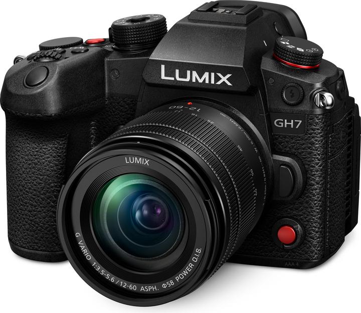 Produktbild Panasonic GH7Body + Lumix 12-60mm f/3.5-5.6 (12 - 60 mm, 26.50 Mpx, Micro Four Thirds)