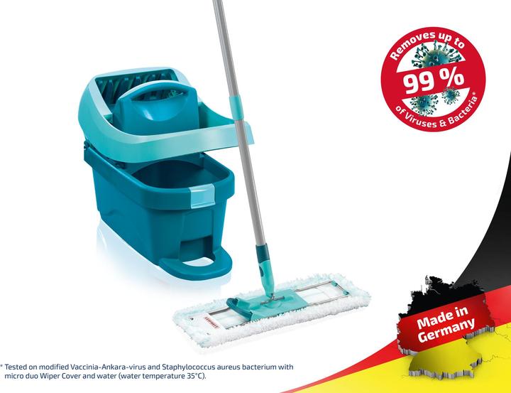 Produktbild Leifheit Set Wischtuchpresse Profi XL mit Rollen und Bodenwischer (1 Stk.)